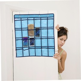 Operitacx Handytasche Taschenorganisator Für Das Klassenzimmer Kleiderschrank Aufbewahrungstaschen Hängen Telefone Kabelbinder Mobiltelefonständer Wasserdichte Handybeutel Korb Blue Vlies