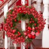 Haneye 14 Pack 7.8 Inch Christmas Red Berry Stems for