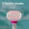 Gillette Venus ComfortGlide Disposable Razors for Women, 2 Count, White