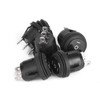 5 Pcs 3 Position On/Off/On Round Toggle Switch Black Boat