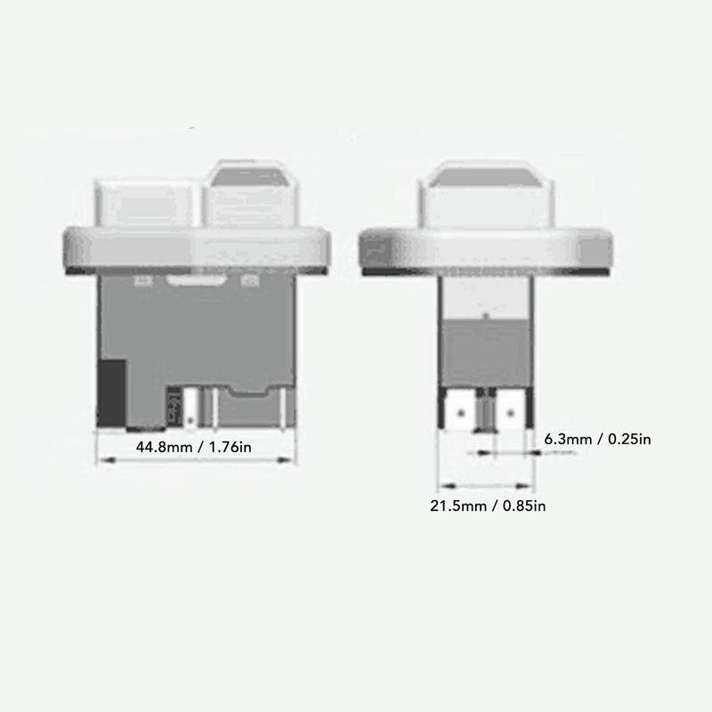 Electromagnetic Switch IP55 Waterproof 4P Push Button Switch for 0618