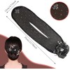 Moldeador de moños herramienta para moños franceses con flores y