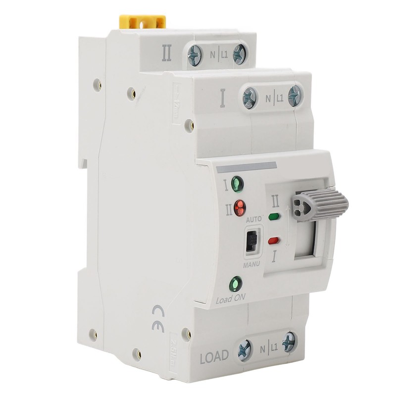 Dual Power Automatic Transfer Switch 2P 10A Millisecond Switching Generator