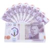 100 PCS £20 Prop Money, Fake Money Stacks Educational Toys