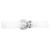 Emak Modern Brushed Nickel Bathroom Light Fixtures, 2-Light Vanity Lights