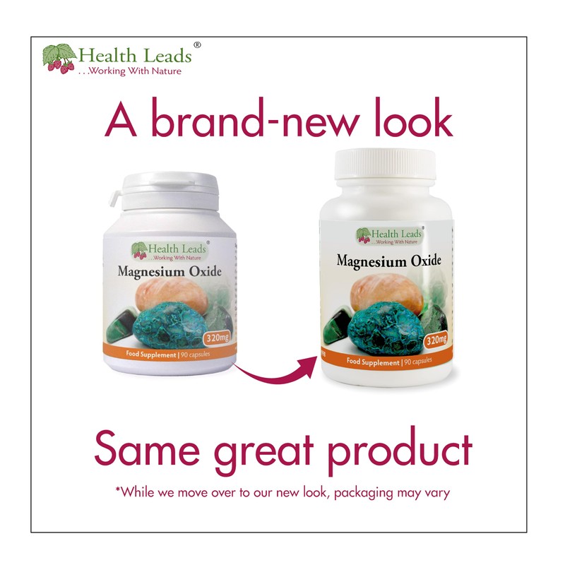 Magnesium Oxide 320mg x 90 Capsules