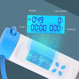 Jump Rope Digital Weighted Handle Workout Jumping Rope for Training Fitness Adjustable Exercise Speed Skipping Rope for Men Women Kids Girls (Blue-B)