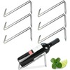 SuproBarware Wine Rack Set of 6- Stainless Steel Single Wine