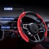Mtverver New Fluffy Anti-Skid Steering Wheel Cover Segmented Protector Safe