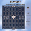 Cylvenor for YuGiOh! Duel Disk Playmat – 24x24 Inches, Non-Slip,