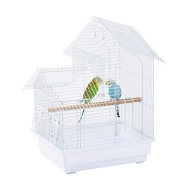 Capuca Small Bird Travel Cage - The Lightweight Small Birds Starter Kit with Birdcages and Accessories Great for Parakeets Lovebirds Parrotlets Finches Canaries