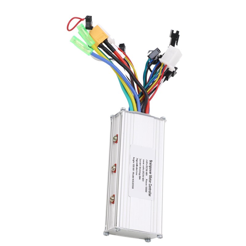 36V 48V 500W 28A Electric Bike Brushless Controller Aluminum Alloy