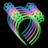 Rhoxshy Glow in the Dark Headbands, Light Up Headband 6-Pack
