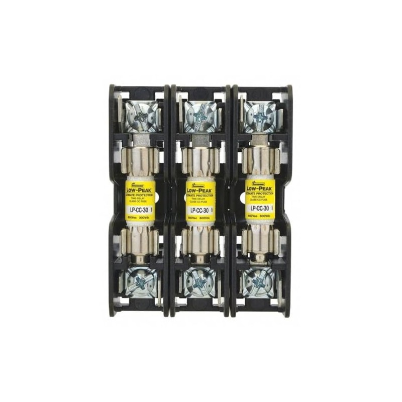 Open Fuse Block, 0 to 30A Amp Range, 600V AC/DC