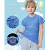 MEETYOO Boys Rash Guard Short Sleeve, Kids UPF 50+ Sun