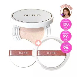 Bunio [뷰니오] 카밍 쿨 톤업 선쿠션 25g (본품+리필) SPF50+ PA++++ 왕쿠션 [Beunio] Calming Cool Tone-Up Sun Cushion 25g (Main Product + Refill) SPF50+ PA++++ Big Cushion
