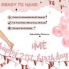 Pre Strung 21st Birthday Awesome Since 2005 Banner, Rose Gold