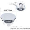 6 Pack Sink Basin Overflow Trim Ring Solid Brass Bathroom