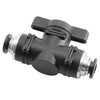DGZZI Pneumatic Ball Valve 1/4"x1/4" OD Pneumatic Push to Fitting