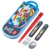 スケーター(Skater) 弁当用箸 子供用 トリオセット 箸 スプーン フォーク 16.5cm トミカ 26