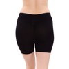 Basic Solid Biker Short Spandex Yoga Leggings (12 inch, Black),