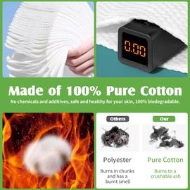 NEOCOTTON Extra Thick Disposable Face Towel, 100% Pure Cotton Face Towelettes Disposable, Ultra Soft Face Cloths for Sensitive Skin, Makeup Remover Dry Wipes, Facial Towels for Skincare, 140 Count