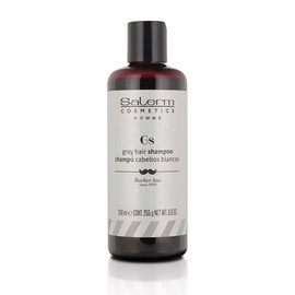 Salerm Homme Shampoo para Matizar Cabellos Blancos y Canas para Hombre 250ml                                                                          