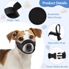 Dog Muzzle for Large Medium Small Sized Dogs, Adjustable Mesh