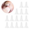 AYNEFY Silicone Nipple Feeder Accessory, 15Pcs No Collapse Pet Cat
