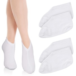 Sibba 2 Pairs Moisturising Socks Overnight Cosmetic Moisturising Socks for Women and Men Lotion Socks Spa Overnight Absorbed for Dry Cracked Feet