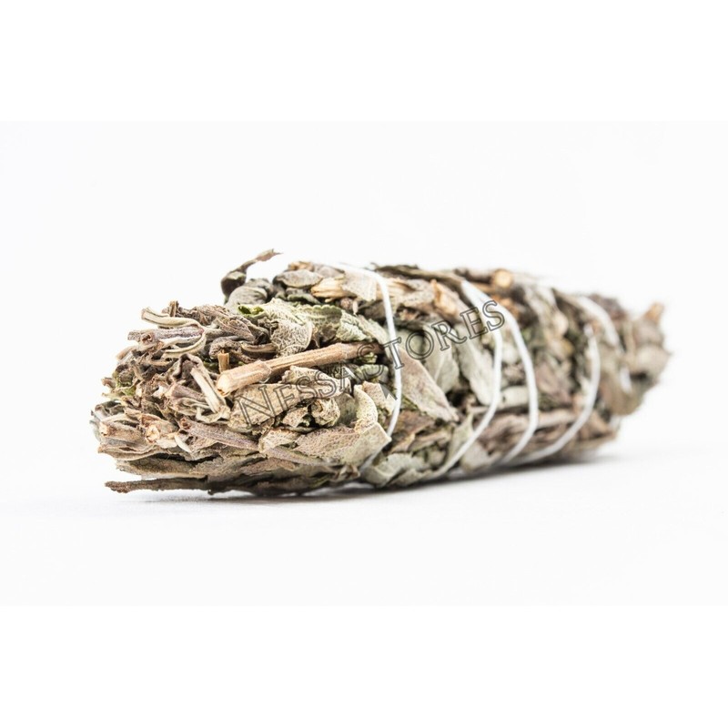 NessaStores- Black Sage Smudge Incense 4"-5" Bundle (1 pc) #JC-147