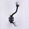 Indian Shelf Cream Boho Double Wall Hook Heavy Duty Decorative