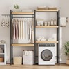 IDEALHOUSE 28" Over-The-Washer Shelf - 5-Tier Heavy Duty Laundry Organizer