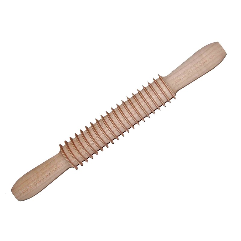 Tagliapasta.com Teigschneidrollen für Nudeln, Holz, Braun