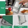 AOHEA Stainless Steel Lunch Box for Kids, Leak Proof Bento