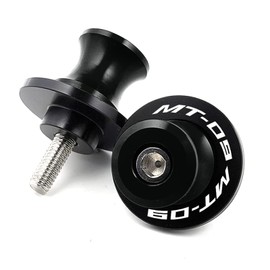 ZYAKOMO Fit For YAMAHA MT-09 Tracer MT 09 SP FZ09 2014-2023 MT09 2024 Motorcycle CNC 6MM Swingarm Spools Slider Stand Screws (Black)