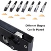 Chamfer Planer, Woodworking Plane Edge Corner Flattening Tool with 6