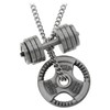 Shields of Strength Men's Antique Finish Combo Necklace-Phil 4:13 Stack