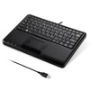 Perixx PERIBOARD-509PLUS Clavier Avec Trackball - 230x160x23 mm - Trackball