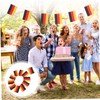 Mobestech 1Set German Flag Bunting Bright Decorative Germany Gardens Flag