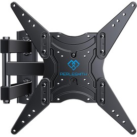PERLESMITH Full Motion TV Wall Mount for 26-60 Inch TVs, TV Mount with Articulating Arms Swivels Tilt Extension - Wall Mount TV Brackets VESA 400x400 Fits LED LCD OLED 4K TVs Up to 77 lbs