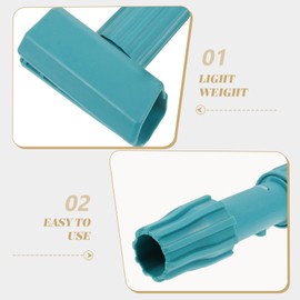 DEARMAMY Change Mop Heads Clamp: 2pcs Heavy Duty Mop Head Replacements Holder Head Mop Handle Change Mop Handle Gripper Mop Wet Mop Handle for Cleaning Supplies