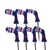 7 PCS Knit Wedge Golf Iron Headcovers Golf Club Protector