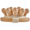 Croll and Denecke 60098 Cellulite Hand Brush with Wooden Feet