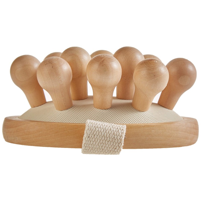 Croll and Denecke 60098 Cellulite Hand Brush with Wooden Feet