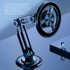 Magnetic Phone Holder for Car with Flexible Base Retractable Phone