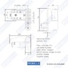 Fixrello Flag Hinge for uPVC Door - Fits Left and
