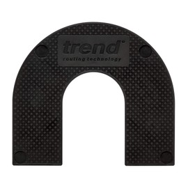 Trend U Shaped Router Pod Stand for Workbench Safety and Storage Black 155x175mm R/POD/A