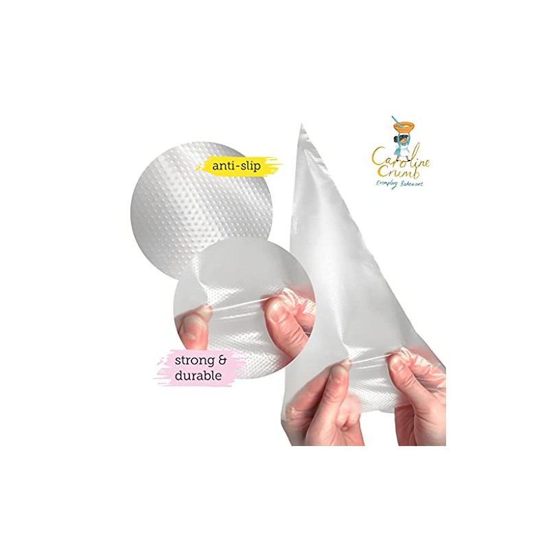 100 Professional Disposable Pastry Piping Bags