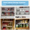 2 Pack Expandable Kitchen Cabinet Shelves Organizers, Stackable Adjustable Small